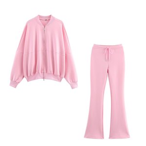 TAOP&ZA Nouvelle Collection Automne 2025 – Blouson Aviateur <span class=keywords><strong>Femme</strong></span> Polyvalent à Col Rond et Manches Longues 3641850 3641851 - Product Image 4