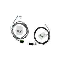 Индуктивный датчик FI5-Q15C-CN6L, 3-проводной, 12-24В DC, NPN NO, с расстоянием срабатывания 8 мм, прямоугольный, плоский, пластиковый, совместимый с Android