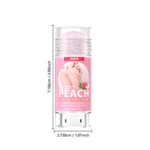 Baume pour les pieds Honey Peach Deepcare pour les talons secs et gercés, réparation intensive, hydratation, soin des pieds, crème de soin - Product Image 6
