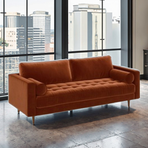 3 posti in velluto <span class=keywords><strong>verde</strong></span> erba moderno divano componibile forma quadrata gambe in legno massiccio soggiorno mobili Villa scuola parco palestra - Product Image 6