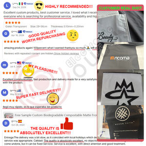 Túi <span class=keywords><strong>zip</strong></span> nhựa trong suốt mờ, có thể phân hủy sinh học D2W, in <span class=keywords><strong>logo</strong></span> tùy chỉnh, dùng để đựng quần áo - Product Image 3