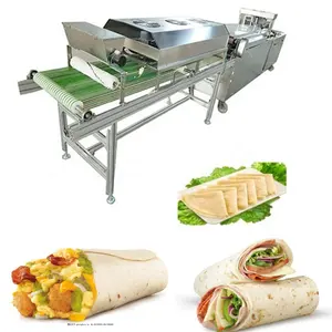 Tự động bột mì phẳng bánh mì perfect tortilla cutter máy làm cho doanh số bán hàng đầy đủ dây chuyền sản xuất
