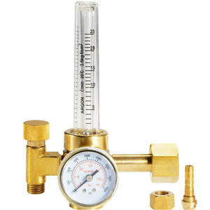 Débitmètre tout en cuivre 191 CGA580 Régulateur de pression de gaz argon AR Soudage à l'arc G5/8 Vanne de réduction de pression pour dioxyde de carbone - Product Image 2