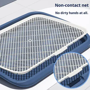 Nachhaltige Hundetoilette, Einfach, Extra Groß, PP-Material, Flache Oberseite, Hoher Rand, Spritzschutz, Hunde-Urinalständer - Product Image 4