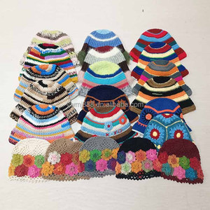 <span class=keywords><strong>2025</strong></span> Chất Lượng Cao Thời Trang Hollow Panama Phụ Nữ Của Móc Hoa Mũ Dệt Kim Ngư Dân Mũ Beanie Xô Mũ - Product Image 4