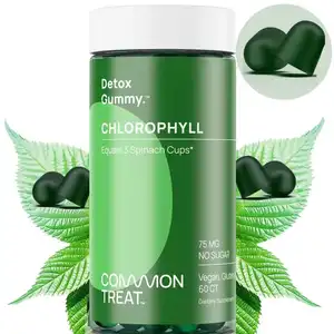 Chlorophyll Sugar Free Pectin Gummy Dietary Supplement antioxidants support healthier digestion energize body