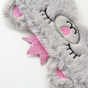 Mascarilla <span class=keywords><strong>de</strong></span> felpa <span class=keywords><strong>para</strong></span> <span class=keywords><strong>dormir</strong></span> <span class=keywords><strong>para</strong></span> niños, lindo oso, rata, <span class=keywords><strong>panda</strong></span>, caliente - Product Image 4