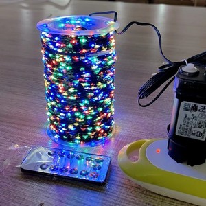Guirlandes lumineuses LED pour arbre de Noël à télécommande, 100 m, fil vert, fil de cuivre, lumières féériques en forme d'étoile pour la décoration de Noël - Product Image 2