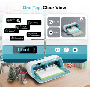 <span class=keywords><strong>Machine</strong></span> de découpe vinyle Likcut S41 avec une largeur de 8,5 pouces, découpeuse vinyle portable, traceur, découpe de stickers et de carton DIY - Product Image 4