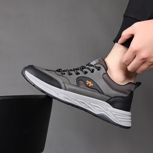 Zapatos Deportivos de Piel Auténtica para Hombre, Otoño/Invierno 2025, Ligeros, Antideslizantes, Impermeables, para Escalada, Ocio y Correr al Aire Libre - Product Image 6