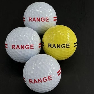 Balles d'entraînement intérieures et extérieures Surlyn durables avec logo personnalisé Balles de <span class=keywords><strong>golf</strong></span> d'entraînement 2 pièces pour la pratique du swing - Product Image 2