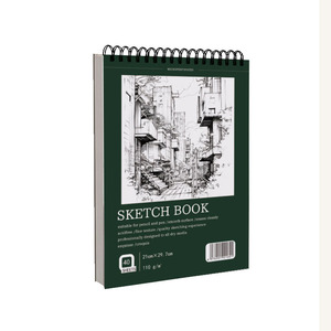 Xinyiart A4 110gsm 40Sheets Top xoắn ốc phác thảo giấy Pad axit miễn phí 40Sheets vẽ giấy phác thảo bản vẽ Pad phác thảo - Product Image 1