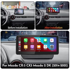 วิทยุติดรถยนต์ระบบ Android 14 <span class=keywords><strong>ส</strong></span>ำหรับ Mazda CX-3 <span class=keywords><strong>CX3</strong></span> Mazda 2 DK ปี 2014-2021 พร้อมเครื่องเล่นวิดีโอ ระบบนำทาง GPS มัลติมีเดีย Carplay และหน้าจอสเตอริโออัตโนมัติ - Product Image 4