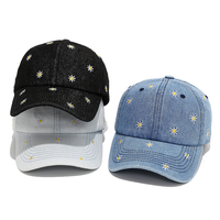 Nouvelle Casquette de Baseball Unisexe Vintage Oxford à 6 Panneaux avec Logo Brodé 3D Personnalisé, Réglable, en Denim Délavé, Style Décontracté et Sportif pour l'Extérieur
