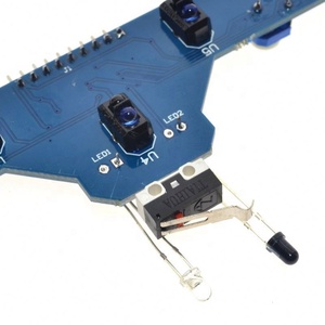 Módulo de seguimiento de cinco vías para electrónica inteligente, sensor de seguimiento con 5 funciones para enviar rutinas TCRT5000 - Product Image 4
