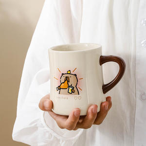 Taza de Cerámica Kapibala, Diseño de Dibujos Animados, con Asa, Regalo Perfecto para Amigos y Parejas - Product Image 4