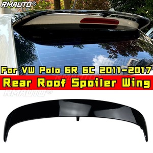 For VW Polo 6R 6C 2011-2017 Body Kit Rear Roof <b>Wing</b> Rear Roof Spoiler Roof Spoiler Rear <b>Wing</b> Rear Spoiler Car Accessories - Product Image 1