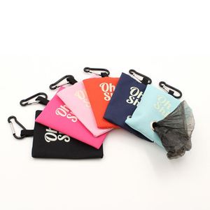 Dispensador de Bolsas para Excrementos de Perro de Lona, Contenedor Portátil para Bolsas de Recogida de Excrementos de Perro, Soporte para Bolsas de Basura para Mascotas al Aire Libre - Product Image 4