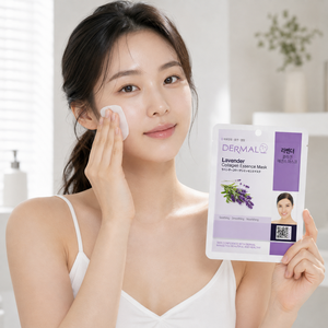 Mascarilla Facial de Esencia de Colágeno con Lavanda Dérmica 23g, Mascarilla Facial para Piel Sensible y Seca - Product Image 6