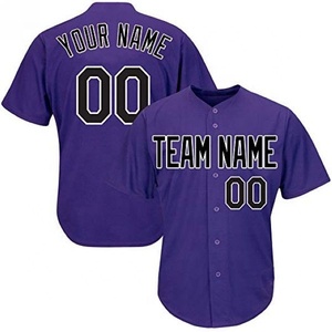 Maillot de baseball personnalisé pour hommes, uniforme de sport respirant avec design cousu pour vêtements de sport pour garçons - Product Image 1