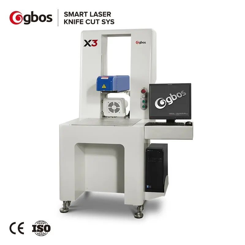 GBOS 3D Galvo Marcadora Maquina de enجرادو Fibra Para Acero al carbon o آلة وضع العلامات بالليزر