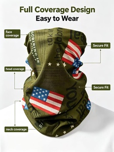 Pañuelo tubular con estampado de la bandera de EE. UU., protección solar, antipolvo, <span class=keywords><strong>para</strong></span> ciclismo, running, pesca, cubrecuello, <span class=keywords><strong>bufanda</strong></span> <span class=keywords><strong>para</strong></span> <span class=keywords><strong>hombres</strong></span> y mujeres - Product Image 5
