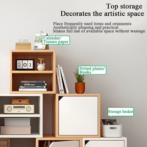 Étagère moderne en <span class=keywords><strong>bois</strong></span> pour chambre à coucher salon petite étagère armoire <span class=keywords><strong>de</strong></span> rangement pour baie vitrée bibliothèque basse boîte <span class=keywords><strong>de</strong></span> rangement inspirée - Product Image 2
