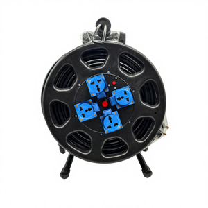 <span class=keywords><strong>Rallonge</strong></span> électrique SJTW avec gaine en caoutchouc, enrouleur de câble pour chariot, 50 m pour appareils électroménagers - Product Image 4