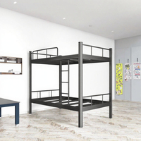 Lits superposés modernes en métal robuste de haute qualité, réglables, pour adultes, meubles de chambre à coucher en acier bon marché, pour immeubles de bureaux, marque LKFL