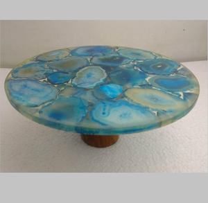 Soporte de resina de borde lateral de aluminio para pasteles, soporte de tartas de diseño antiguo hecho a mano, vajilla, soporte para tartas - Product Image 4