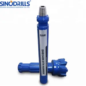 Sinodrills DHD340 4 inç DTH çekiçler ve düğme uçları çok fonksiyonlu