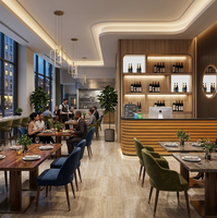 Comptoir de réception moderne en bois avec éclairage LED et logo personnalisé pour bar, café, boutique de détail