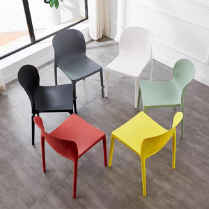 <span class=keywords><strong>Chaises</strong></span> de <span class=keywords><strong>salle</strong></span> <span class=keywords><strong>à</strong></span> <span class=keywords><strong>manger</strong></span> en plastique empilables colorées de style nordique moderne pour la <span class=keywords><strong>salle</strong></span> <span class=keywords><strong>à</strong></span> <span class=keywords><strong>manger</strong></span> - Product Image 4