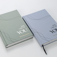 Carnet A5 personnalisé à couverture rigide, journal/agenda avec reliure cousue et service d'impression quotidienne sur papier offset