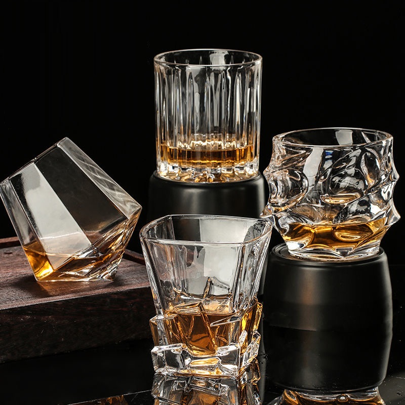 custom package In stock 10oz glass cup lead-free  Glassware whiskey glass