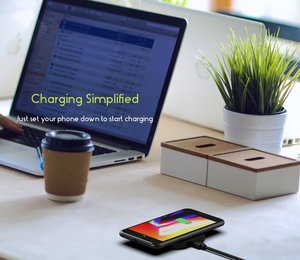 Kc – <span class=keywords><strong>chargeur</strong></span> <span class=keywords><strong>sans</strong></span> <span class=keywords><strong>fil</strong></span> carré pour smartphone, pour <span class=keywords><strong>Iphone</strong></span> et Android - Product Image 5