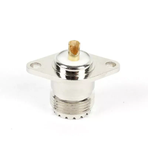 So239 nữ <span class=keywords><strong>UHF</strong></span> <span class=keywords><strong>PCB</strong></span> Antenna ổ cắm kết nối 2-lỗ mặt bích Hàn Bảng điều chỉnh gắn kết RF Coax kết nối đồng trục - Product Image 5