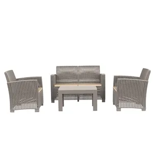 Terrace Poolside Rattan Furniture Garden Outdoor Sofa Set For Sale