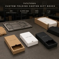Boîte cadeau en carton non couché avec impression personnalisée pour bijoux, cosmétiques, bougies, emballage trois couleurs avec manchon découpé, vente en gros