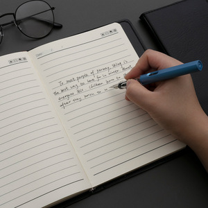 Cuaderno de Cuero Premium 25K, 80 Páginas, Encuadernación Cosida, Bloc de Notas Portátil para Oficina, Papel Offset de Doble Cara - Product Image 3