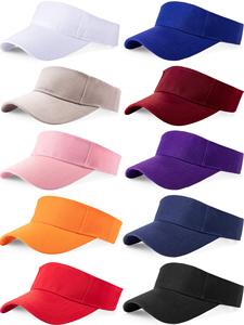 Chapeau de soleil Likewinner pour sports de plein air, plage, golf, tennis, casquette réglable à large bord, visière pare-soleil, casquettes promotionnelles avec logo - Product Image 2