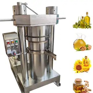 Machine de presse à huile hydraulique de bonne qualité en gros d'usine pour tournesol/soja/sésame/arachide/moutarde
