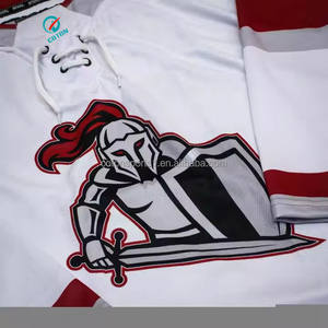 Yüksek kaliteli erkek takımı üniforma buz hokeyi Jersey seti toptan özel OEM süblimasyon dikişli hokey formaları - Product Image 2