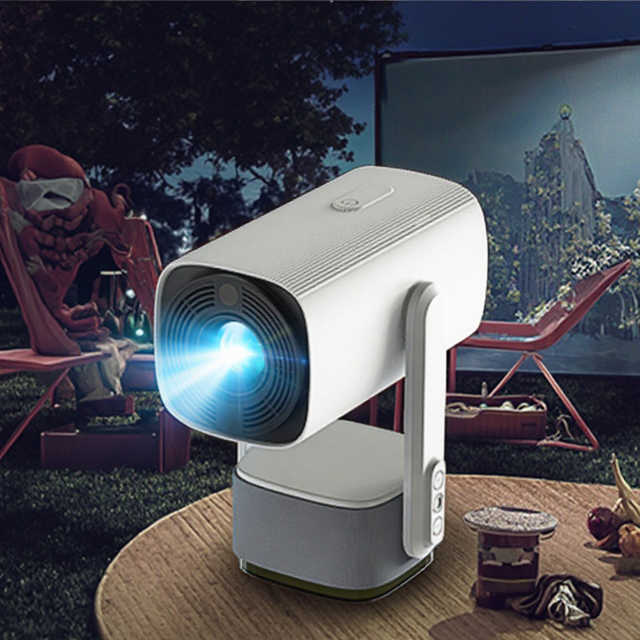 K2 Mini Smart Projector Auto Keystone 4K 1080P Wifi Bluetooth Rechargeable Portable Home Outdoor Android 11 Operating LCD