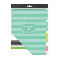 Pages de recharge en gros pour les planificateurs budgétaires Inserts de journal de livre Diviseurs