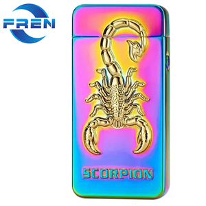 Fren USB có thể sạc lại Đại Bàng rồng Thuốc lá nhẹ hơn giá rẻ Windproof Plasma kim loại nến xì gà Bật lửa cắm trại lửa nhẹ hơn - Product Image 5