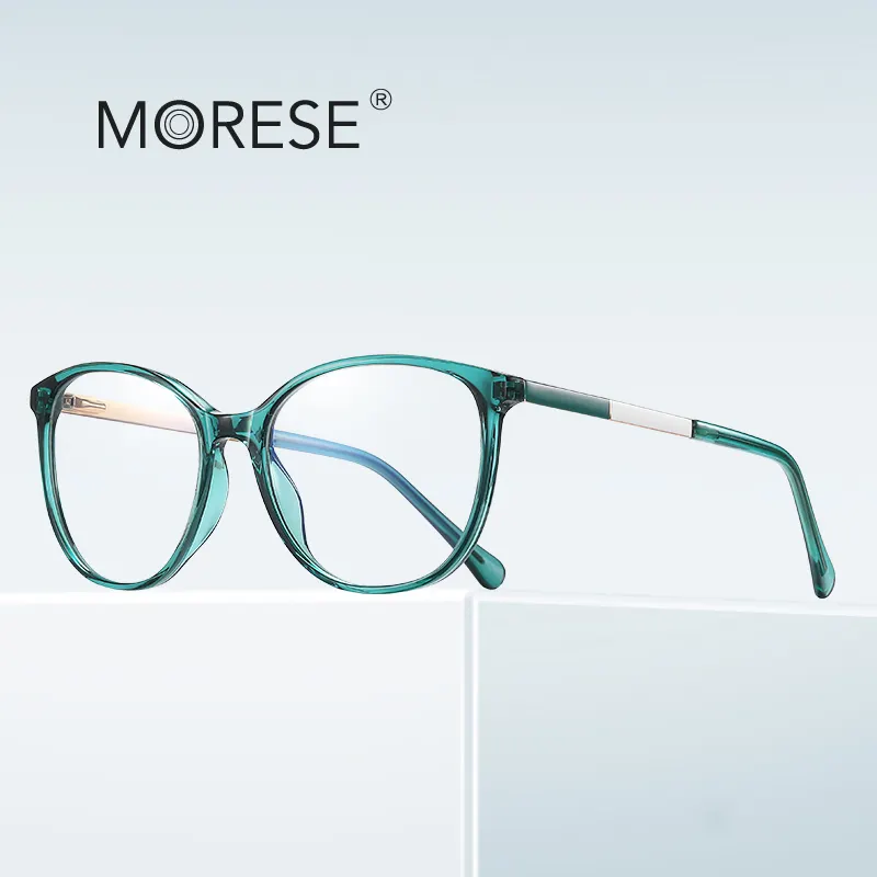 Morese modelo de óculos quadrado 2056, armação óculos de grau tr90 com moldura óptica