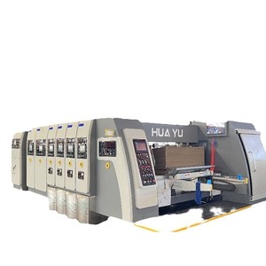 Machine d'impression et de collage entièrement automatique Huayu Machinery Equipment 920 pour la production de boîtes en carton ondulé - Product Image 1