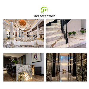 Lastra di Travertino Beige, Pietra di Travertino Bianca per Pavimenti e Pareti di Ville, Pietra Italiana Personalizzata, Calcite Lucidata per Interni Moderni - Product Image 6