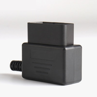 Kit de montage sans vis pour connecteur mâle OBD2 16 broches avec coque à clip dissimulée et protection anti-tension SR